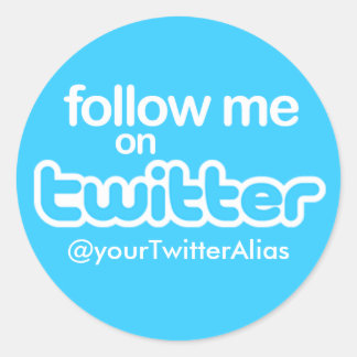 Official "Follow Me on Twitter" Sticker