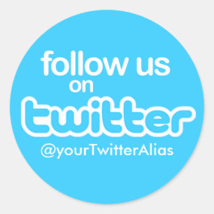 Official "Follow Us on Twitter" Sticker