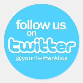 Official "Follow Us on Twitter" Sticker