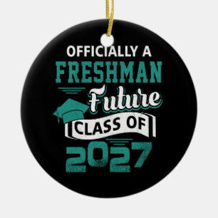 Official Freshman Future Class 2027 First Day Of 9 Ceramic Tree Decoration