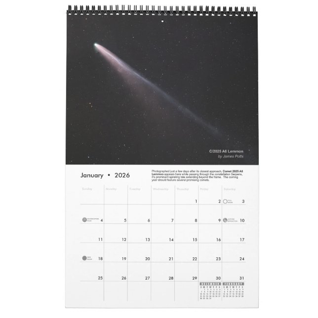 Official FWAS 2026 Member Wall Calendar - Medium (Jan 2026)