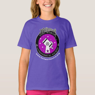 Official FWAS Logo Girls Purple T-Shirt