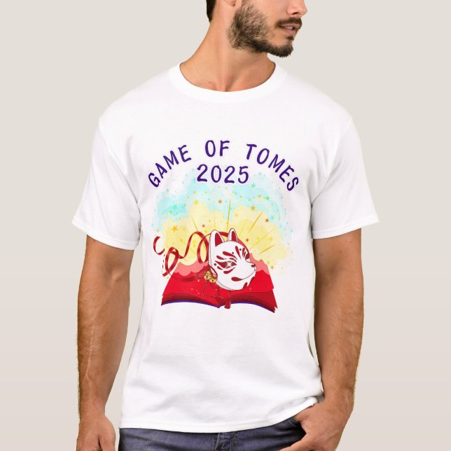 Official Game of Tomes 2025 T-Shirt (Front)