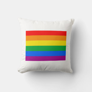 OFFICIAL GAY PRIDE FLAG CUSHION