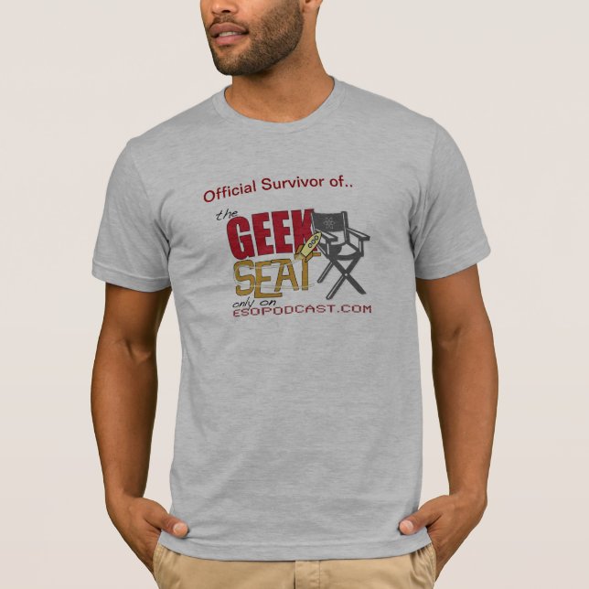 Official Geek Seat Survival T-Shirt (Front)