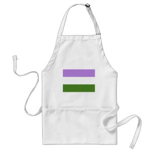 OFFICIAL GENDERQUEER PRIDE FLAG STANDARD APRON