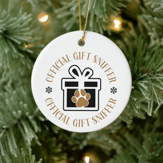 Official Gift Sniffer - Christmas Ceramic Tree Decoration (Tree)