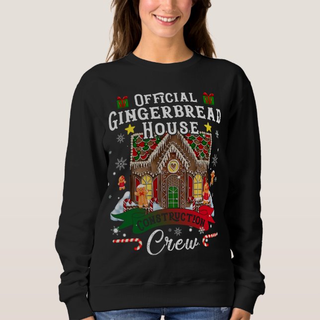 Official Gingerbread House Construction Crew Chris Sweatshirt (Front)