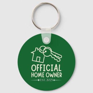 Official Homeowner Est. 2025 Proud First Timer Key Ring