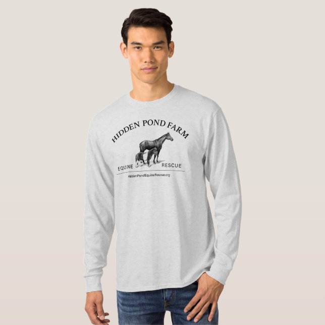Official HPF Logo Men's Long Sleeve T-shirt (Front Full)