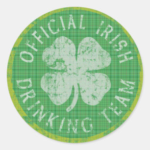 Official Irish Drinking Team Sticker