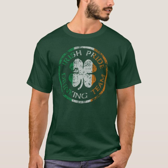 Official Irish Pride Drinking Team T-Shirt (Front)