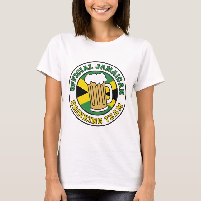 Official Jamaican Drinking Team T-Shirt (Front)
