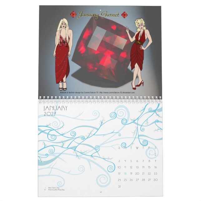 Official JemCon 2013 Calendar (Jan 2027)