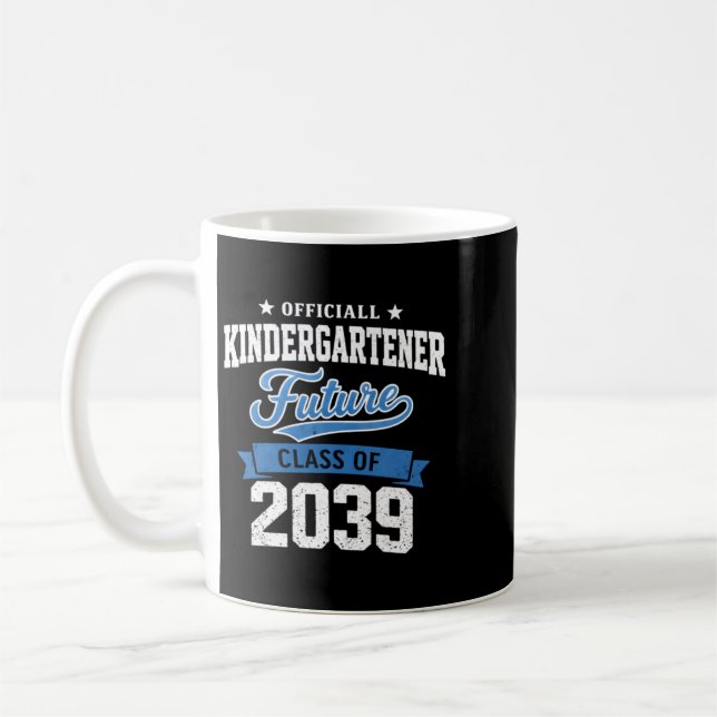 Official Kindergartener Future Cl Of 2039 Decor Coffee Mug (Left)