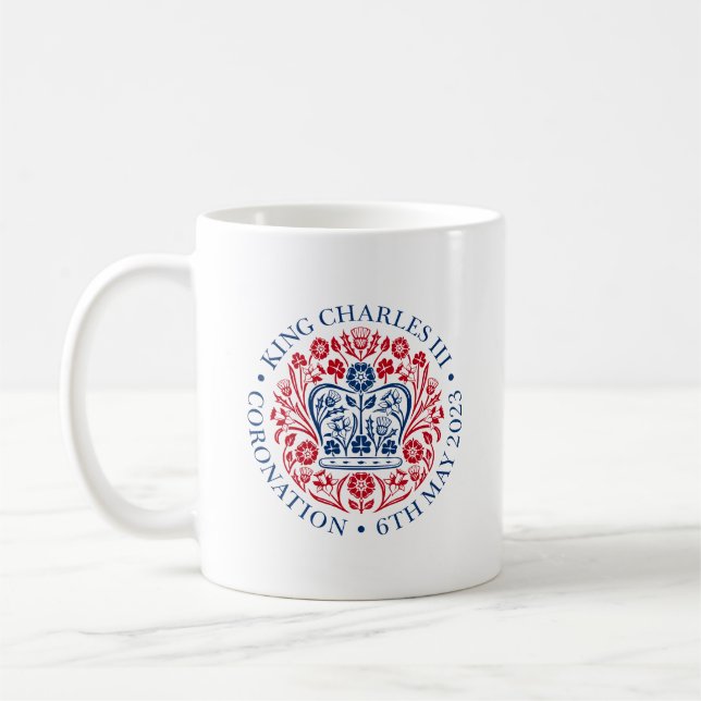 Official King Charles III coronation Coffee Mug (Left)