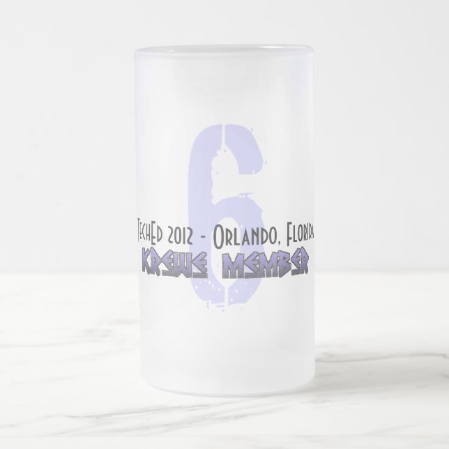 Official Krewe TechEd 2012 "6" Beer Mug (Center)
