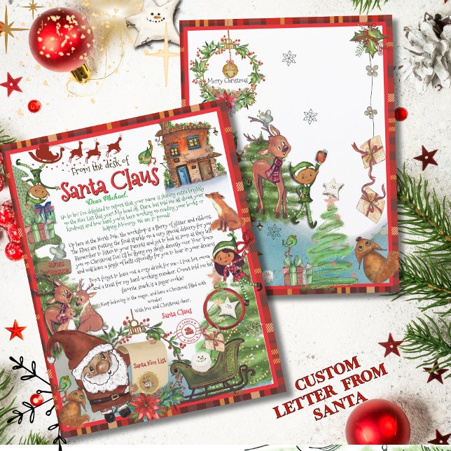 Official Letter from Santa Claus | Traditional Red (Official Letter from Santa Claus  Traditional Red)
