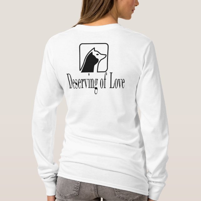 Official Logo for The Amanda Foundation Hooded Shi T-Shirt (Back)