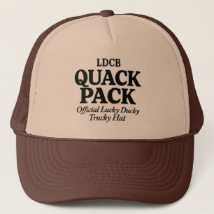 Official Lucky Ducky Trucky Hat-Quack Pack Trucker Hat