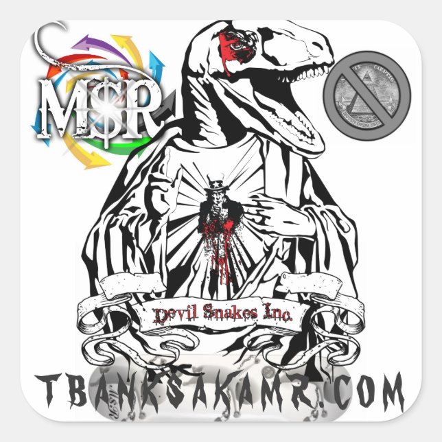 Official "M$R Street Team" Sticker Pack (Front)