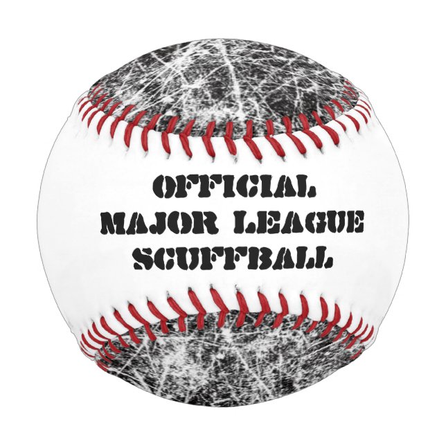 Official Major League Scuffball Baseball (Front)