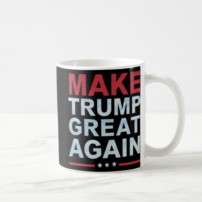 Official Make Trump Great Again Merch  Coffee Mug (Right)