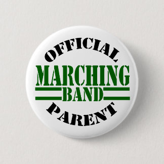 Official Marching Band Parent 6 Cm Round Badge