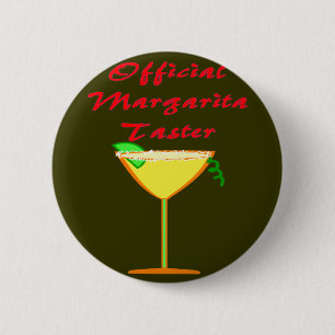 Official Margarita Taster T-Shirts & Gifts 6 Cm Round Badge