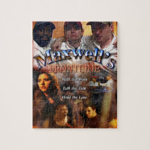 Official Maxwell's Frontline Poster on a Jigsaw Puzzle