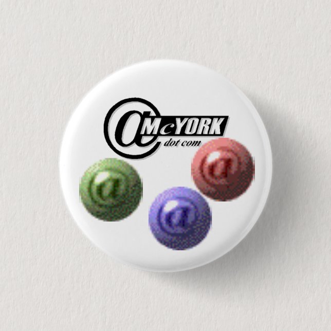 Official @McYork Button (Front)