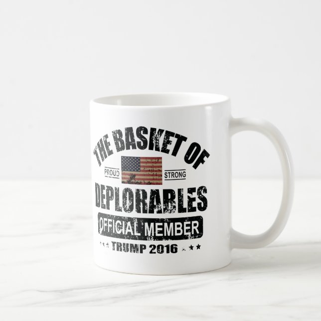 Official Member Basket of Deplorables Coffee Mug (Right)