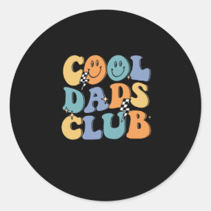 Official Member Cool Dads Club Funny Dad Father's Classic Round Sticker