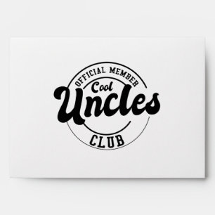 Official Member Cool Uncles Club Fathers Day Envelope