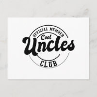 Official Member Cool Uncles Club Fathers Day