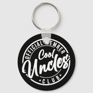 Official Member Cool Uncles Club Vintage Fathers D Key Ring