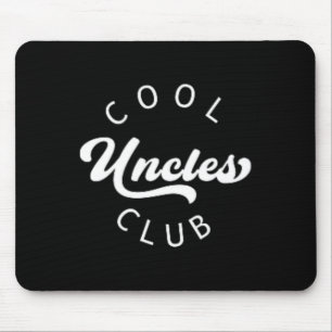 Official Member Cool Uncles Club Vintage Shirt Fat Mouse Pad