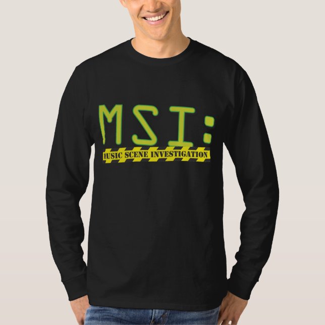 Official MSI: Logo Long Sleeve T-Shirt (Front)