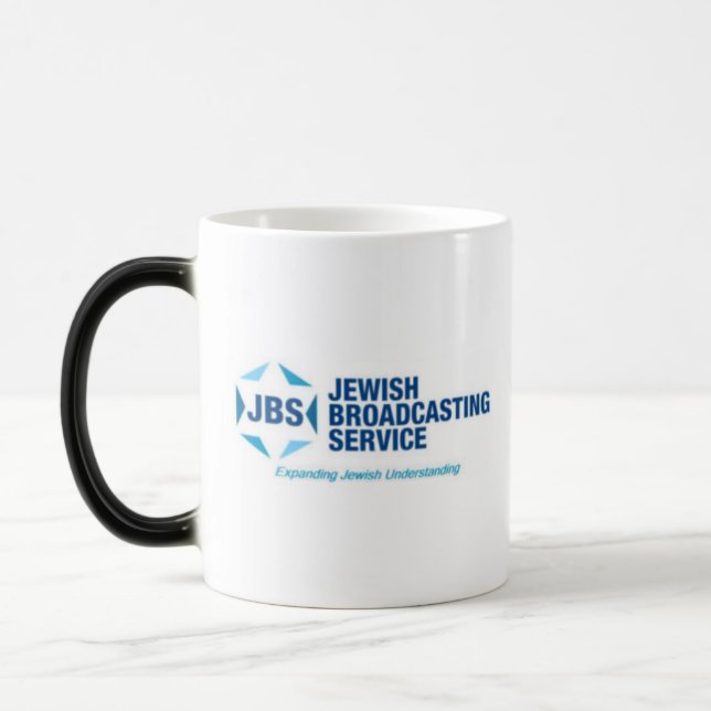 Official mug of the Jewish Broadcasting ServicE (Left)