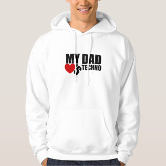 Official "My Dad Loves Techno" Hoodies