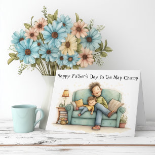 Official Nap Champ Father's Day  Card