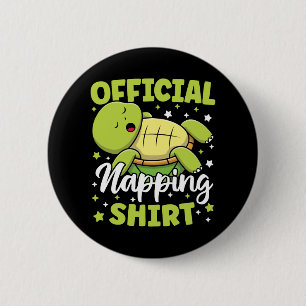 Official Napping Shirt Cute Kawaii Sleeping 6 Cm Round Badge