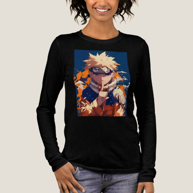 Official Naruto Anime T-Shirt - Premium Tri-Blend  Tri-Blend Shirt (Front)