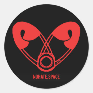 Official No Hate Space Stickers