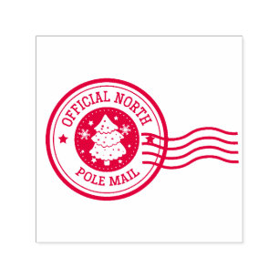 Official North Pole Mail Self-inking Stamp