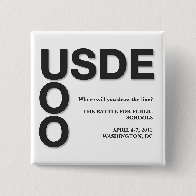 Official Occupy 2.0 Square Button (Front)