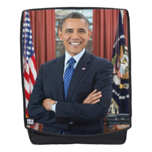 Official Oval Office Portrait President Obama Backpack