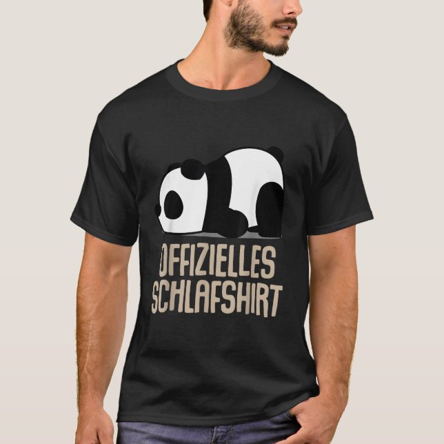 Official Panda Bear Sleep Panda Bear T-Shirt (Front)