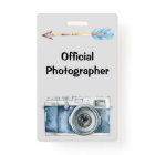 Official Photographer with Vintage Camera