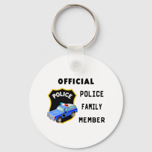 Official Police Family Key Ring